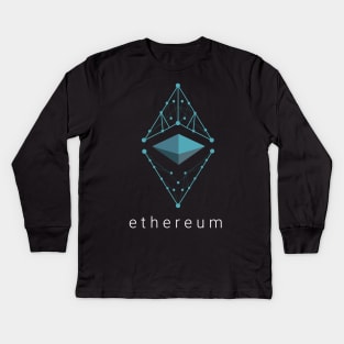 Ethereum Classic Blockchain Kids Long Sleeve T-Shirt